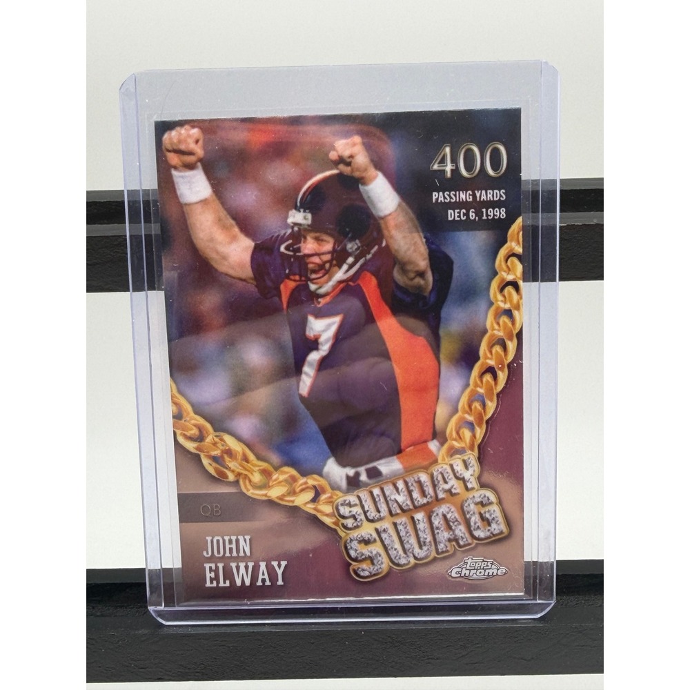 2024 Topps Chrome Sunday Swag John Elway SS-16 Denver Broncos QB